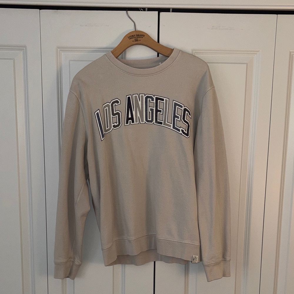 Lucky Brand Men's Tan Crewneck Sweater